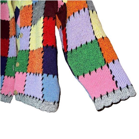 b.t. Kids Colorful Patch Sweater With Shirt Set 4T - Picture 2 of 9